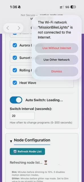 Tap Use Without Internet to stay connected