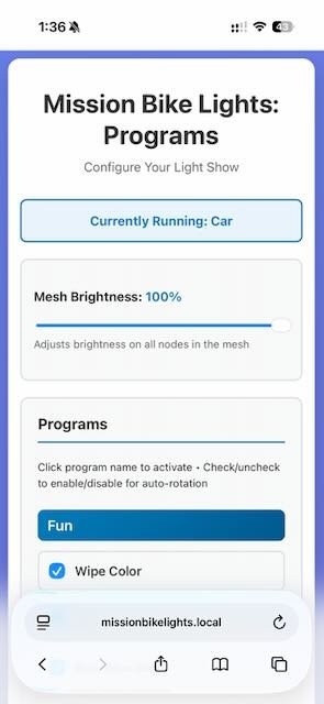 Full-featured web interface