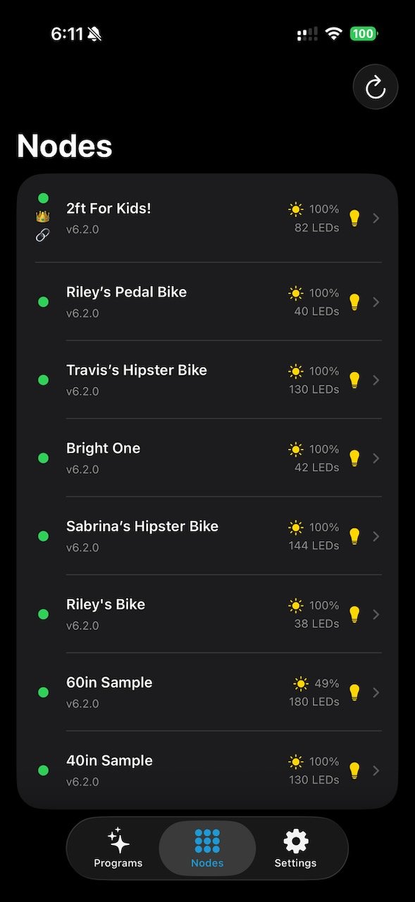 iOS App - Node Control